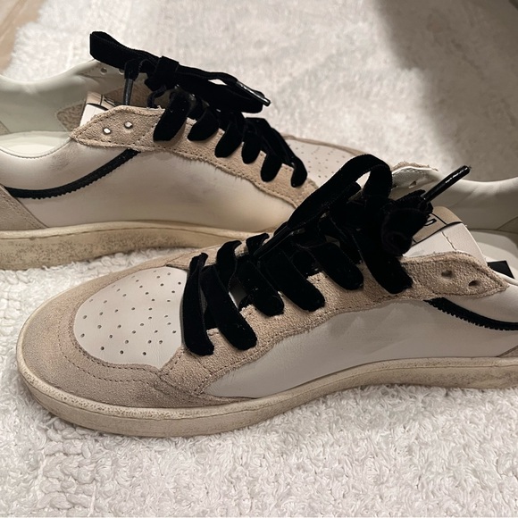 GOLDEN GOOSE
Ball Star suede-trimmed leather sneakers New Season - Picture 4 of 9